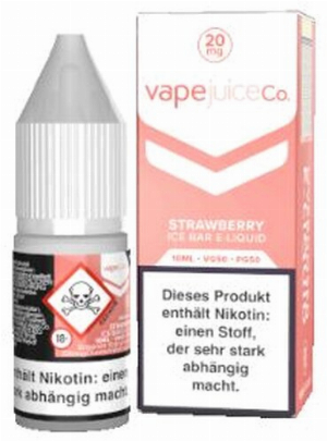 Vape Juice Ice Bar Sweet Strawberry Overdosed NicSalt 20mg