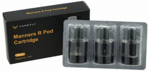 Vapefly Manners R Pod Cartridge 0,6 Ohm 3 Stk.