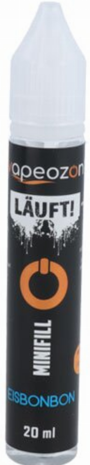 Vapeozon Läuft! Minifill Liquid Eisbonbon 20ml 0mg