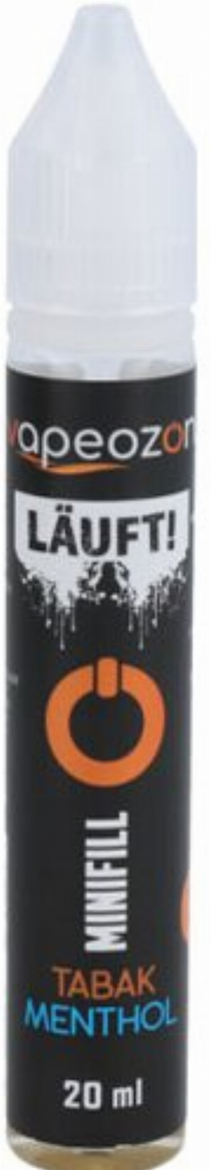 Vapeozon Läuft! Minifill Liquid Tabak-Menthol 20ml 0mg