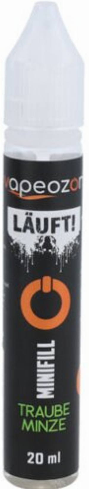 Vapeozon Läuft! Minifill Liquid Traube-Minze 20ml 0mg