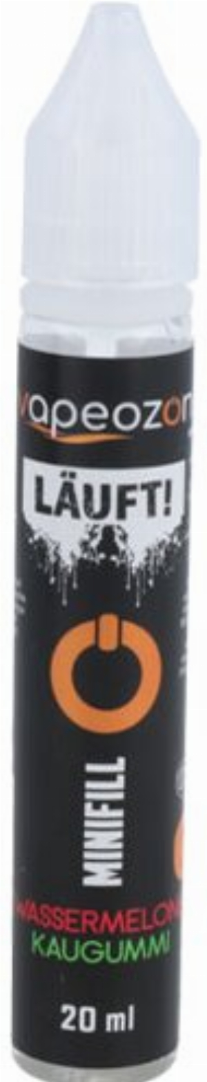 Vapeozon Läuft! Minifill Liquid Wassermelone-Kaugummi 20ml 0mg