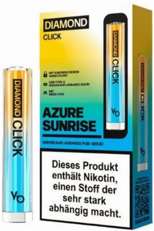 Vapes Bars Diamond Click Akkuträger Azure Sunrise