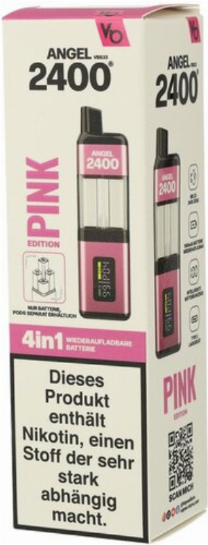 Vapes Bars Angel 2400 Akkuträger Pink