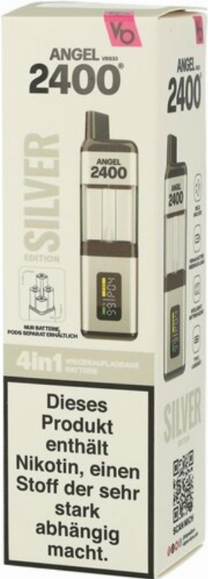 Vapes Bars Angel 2400 Akkuträger Silver