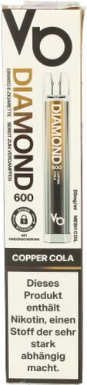 Vapes Bars Diamond Copper Cola Einweg E-Zigaretten 20mg
