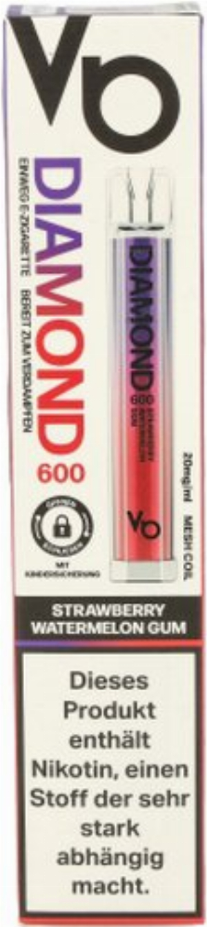 Vapes Bars Diamond Strawberry Watermelon Gum Einweg E-Zigaretten 20mg