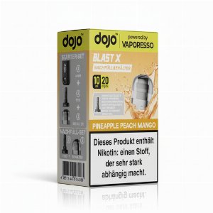 Vaporesso Dojo Blast X Pod Pineapple Peach Mango Nachfüllbehälter 20mg