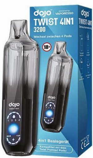 Vaporesso Dojo Twist 4in1 Basisgerät Schwarz