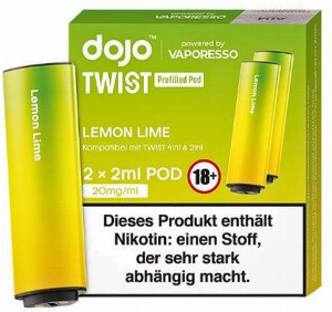 Vaporesso Dojo Twist Lemon Lime Prefilled Pod 2x2ml 20mg