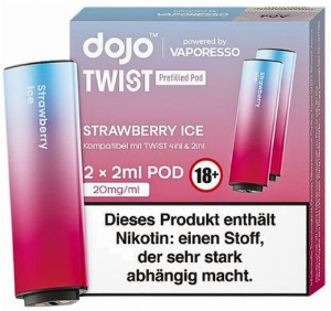 Vaporesso Dojo Twist Strawberry Ice Prefilled Pod 2x2ml 20mg