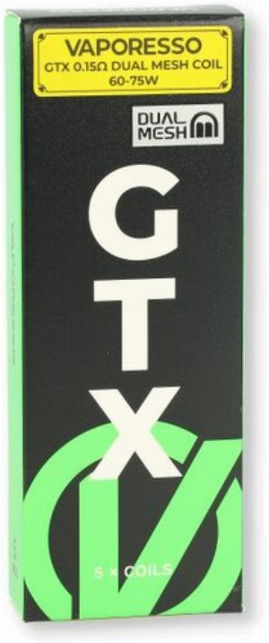 Vaporesso GTX 0,15 Ohm Dual Sieb Coil 5 Stück