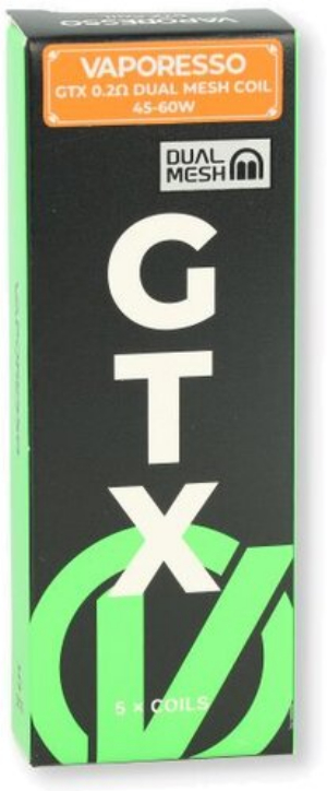 Vaporesso GTX 0,2 Ohm Dual Sieb Coil 5 Stück