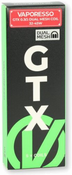 Vaporesso GTX 0,3 Ohm Dual Sieb Coil 5 Stück