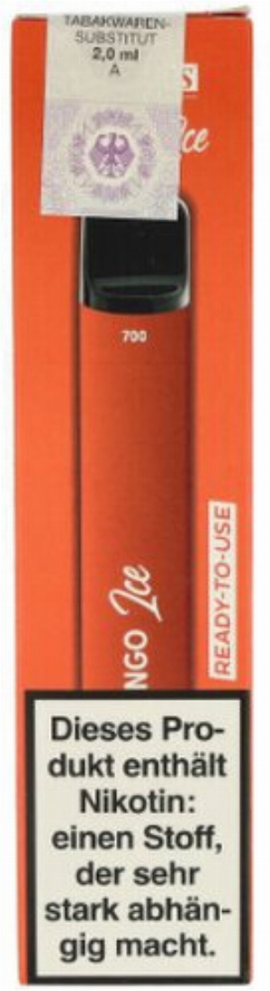 Vapors Line 700 Einweg E-Shisha Mango Ice, Ready-to-use 17mg