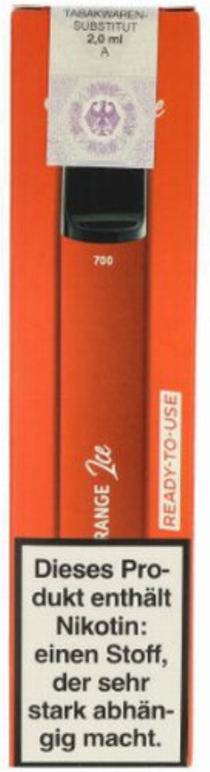 Vapors Line 700 Einweg E-Shisha Orange Ice,Ready-to-use 17mg