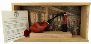 Vauen 175 Years Jubiläumspfeife Braun Glatt Nummer 147 von 175 mit Zertifikat, Pfeifenstopfer und Schmuckkiste