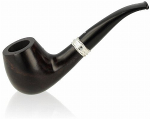 Vauen Pfeife De Luxe Anthrazit glatt DL061N