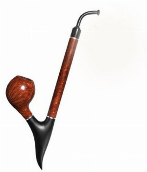 Vauen Pfeife Enzian No.2 Schwarz Unten