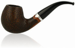 Vauen Pfeife Finn 504 braun, sandgestrahlt 