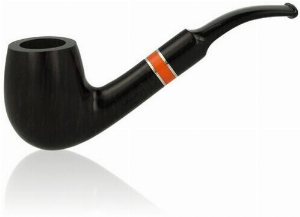 Vauen Pfeife Flame 2055 dunkelbraun, glatt