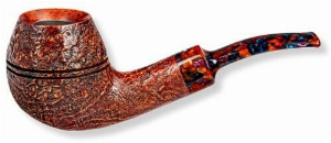 Vauen Pfeife Harlekin 546 Braun sandgestrahlt