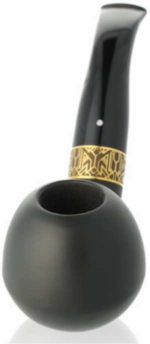 Vauen Pfeife Jay 115 Glatt Schwarz