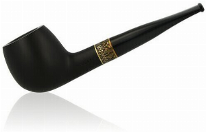 Vauen Pfeife Jay 166 Glatt Schwarz