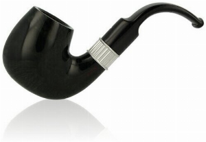 Vauen Pfeife Kensington No. 153 Grün Glatt Weißpunkt