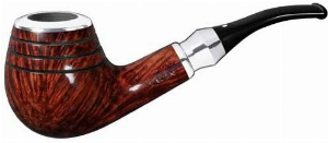 Vauen Pfeife Shine 161 dunkelbraun, glatt