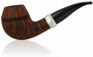 Vauen Pfeife Tuerca No. TC 146 Braun Glatt Weißpunkt mit Stopfer