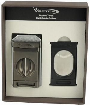 Vector Feuerzeug Switch Gunmetal Silber (1C)