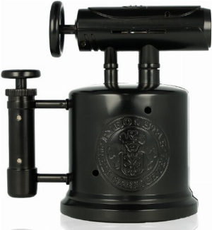 Vector Sonicpump Hi-Power 1er Jetflame Feuerzeug Black Matte