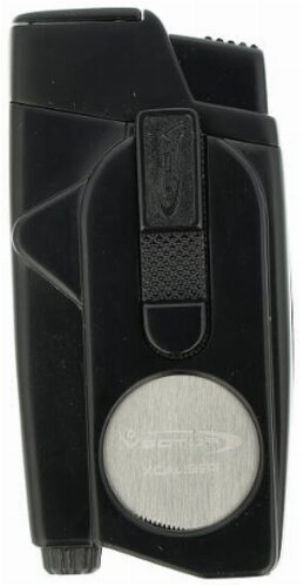 Vector Xcaliber 2er Jetflame Feuerzeug Black Matte