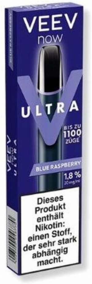 Veev Now Ultra Einweg E-Zigarette Blue Raspberry 20mg