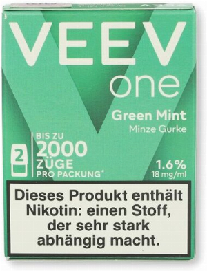 VEEV One Pods Green Mint 18mg/ml