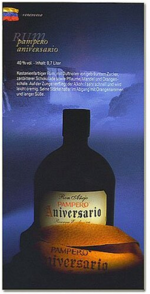 Venezuela Rum Pampero Aniversario Spirituosen