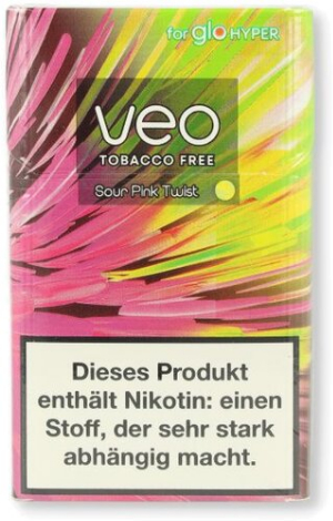 VEO Tobacco free Sour Pink Twist Click 20er
