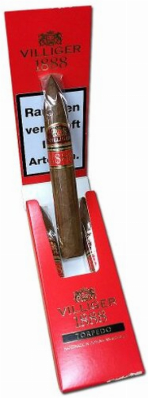 Villiger 1888 Torpedo Zigarren 3 Stk.