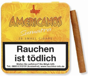 Villiger Americanos Sumatra Zigarillos 20 Stk.