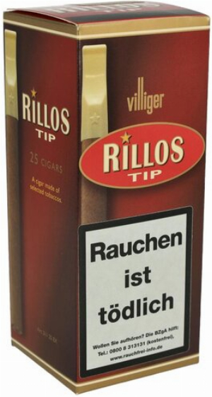 Villiger Rillos Tip 25er Zigarillos