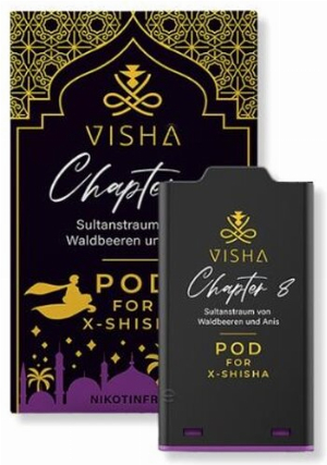Visha Chapter 8 X-Bar X-Shisha Pod 7ml Nikotinfrei