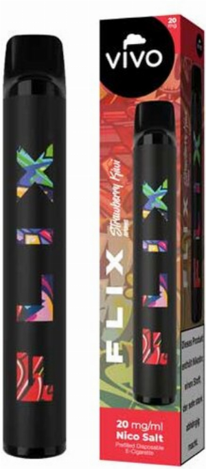 VIVO Flix 700 Einweg E-Zigarette Strawberry Kiwi 20mg