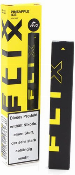 VIVO FLIX BAR Einweg E-Shisha Pineapple Ice 20mg/ml ca. 400 Züge