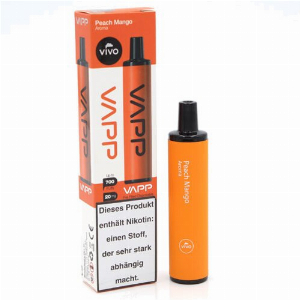 Vivo Vapp 700 Pfirsich Mango Einweg E-Shisha 20mg Nikotin