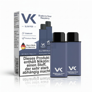 VK Slim Prefilled Pods Blueberry Sour Raspberry 2x2ml 20mg