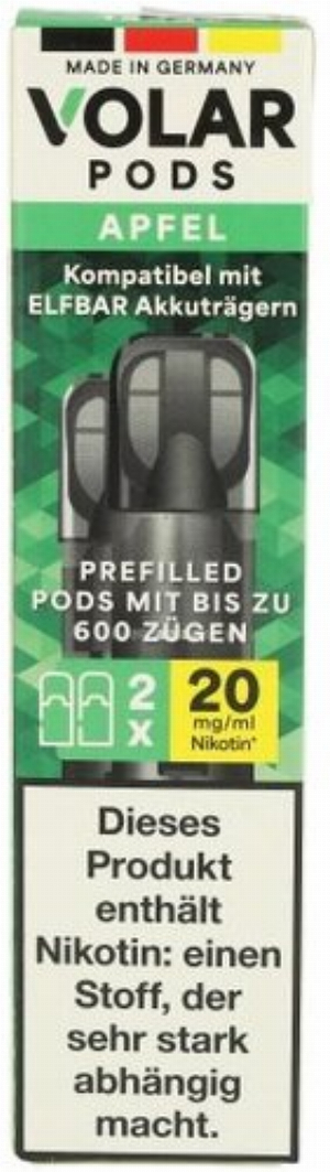 Volar Nikotinsalz Pods Apfel 2x2ml 20mg
