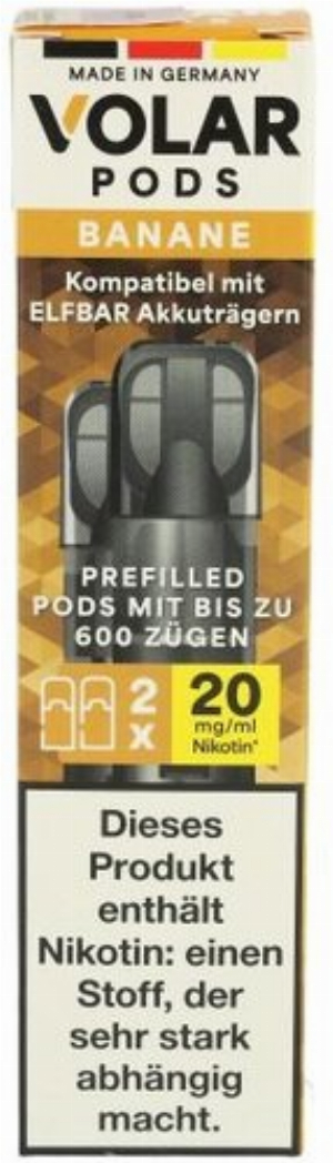Volar Nikotinsalz Pods Banane 2x2ml 20mg