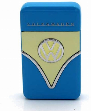 Volkswagen Feuerzeug Jet Full Cap hellblau/creme