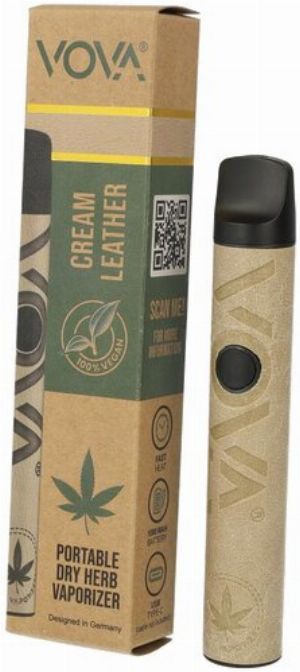 VOVA Dry Herb E-Vaporizer Cream Leather